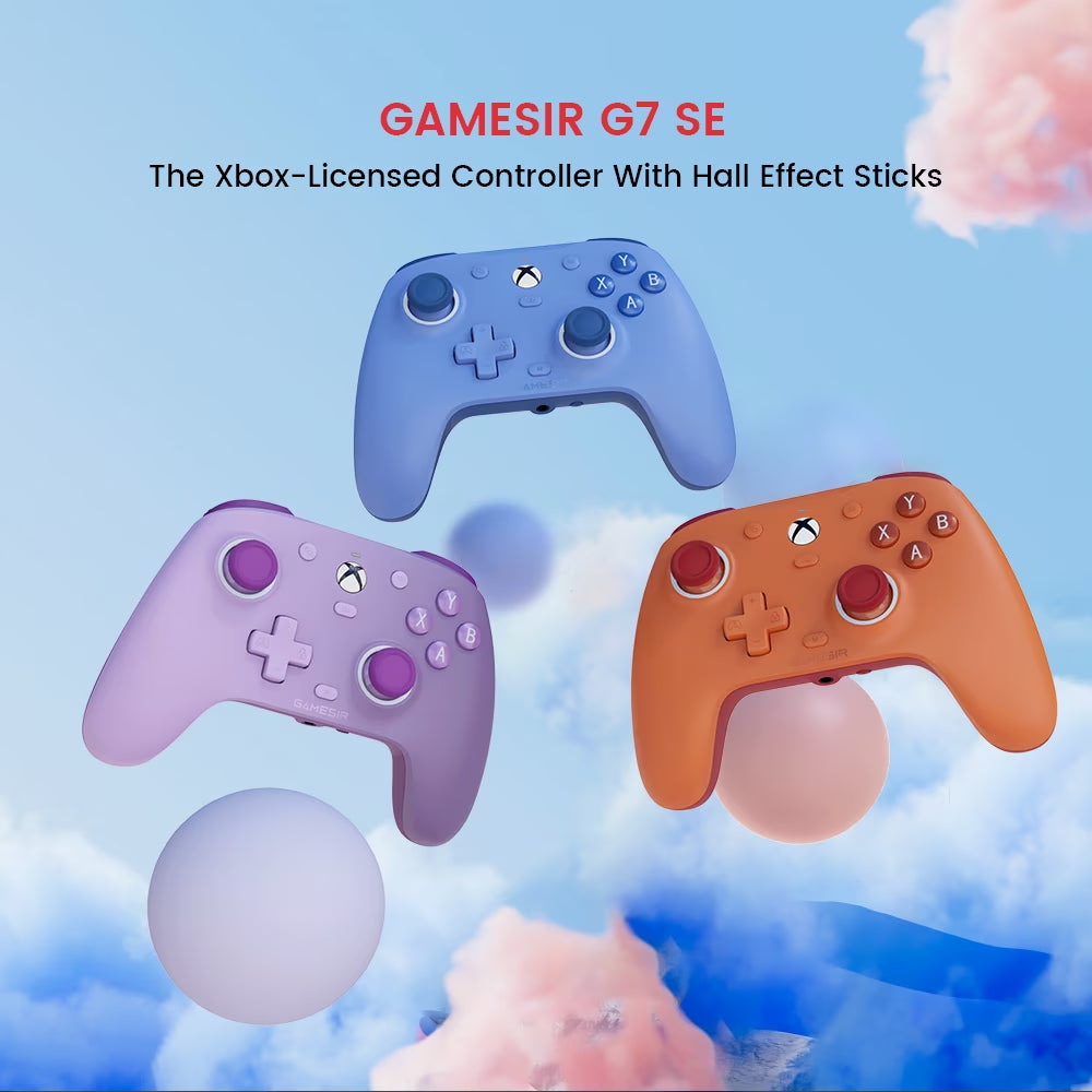 G7 SE Wired Controller for Xbox Series X|S, Xbox One & Windows 10/11, Plug and Play Gaming Gamepad with Hall Effect Joysticks/Hall Trigger, 3.5Mm Audio Jack - Orange