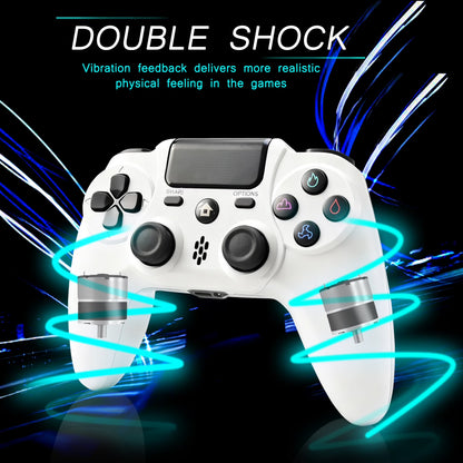 Wireless Controller Compatible with P4/P4 Slim/P4 Pro/Windows PC, White