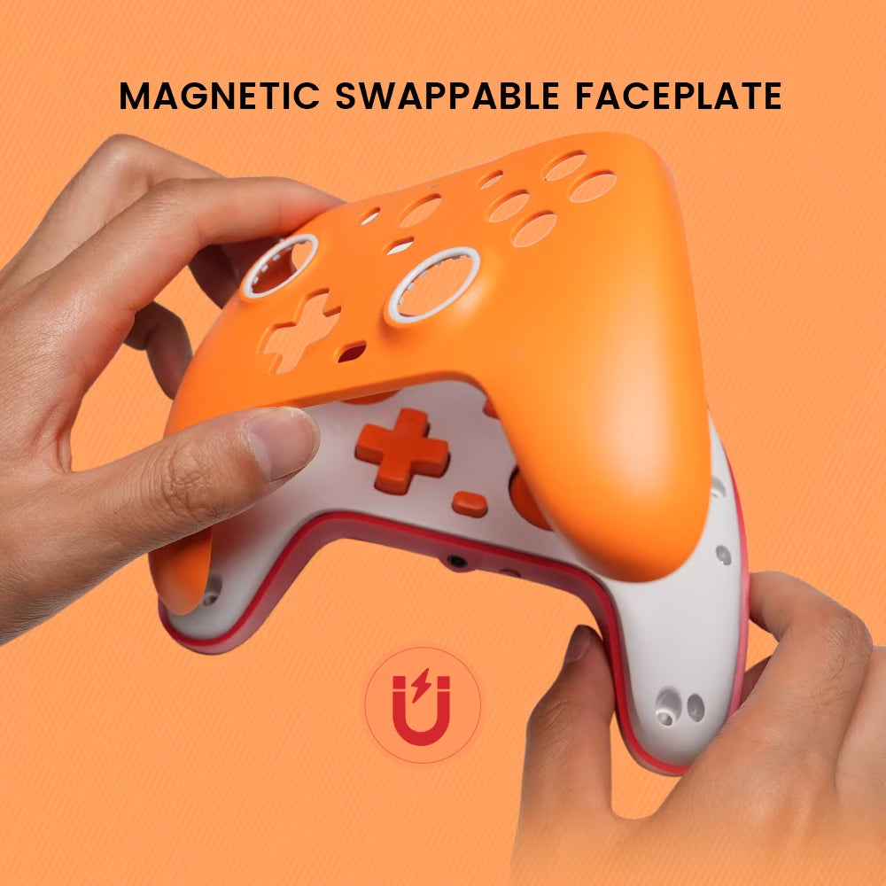 G7 SE Wired Controller for Xbox Series X|S, Xbox One & Windows 10/11, Plug and Play Gaming Gamepad with Hall Effect Joysticks/Hall Trigger, 3.5Mm Audio Jack - Orange