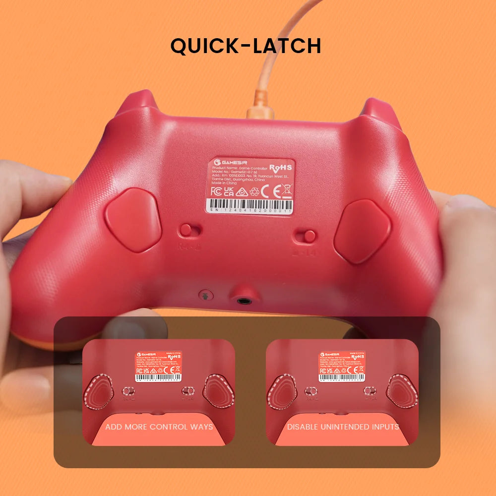 G7 SE Wired Controller for Xbox Series X|S, Xbox One & Windows 10/11, Plug and Play Gaming Gamepad with Hall Effect Joysticks/Hall Trigger, 3.5Mm Audio Jack - Orange